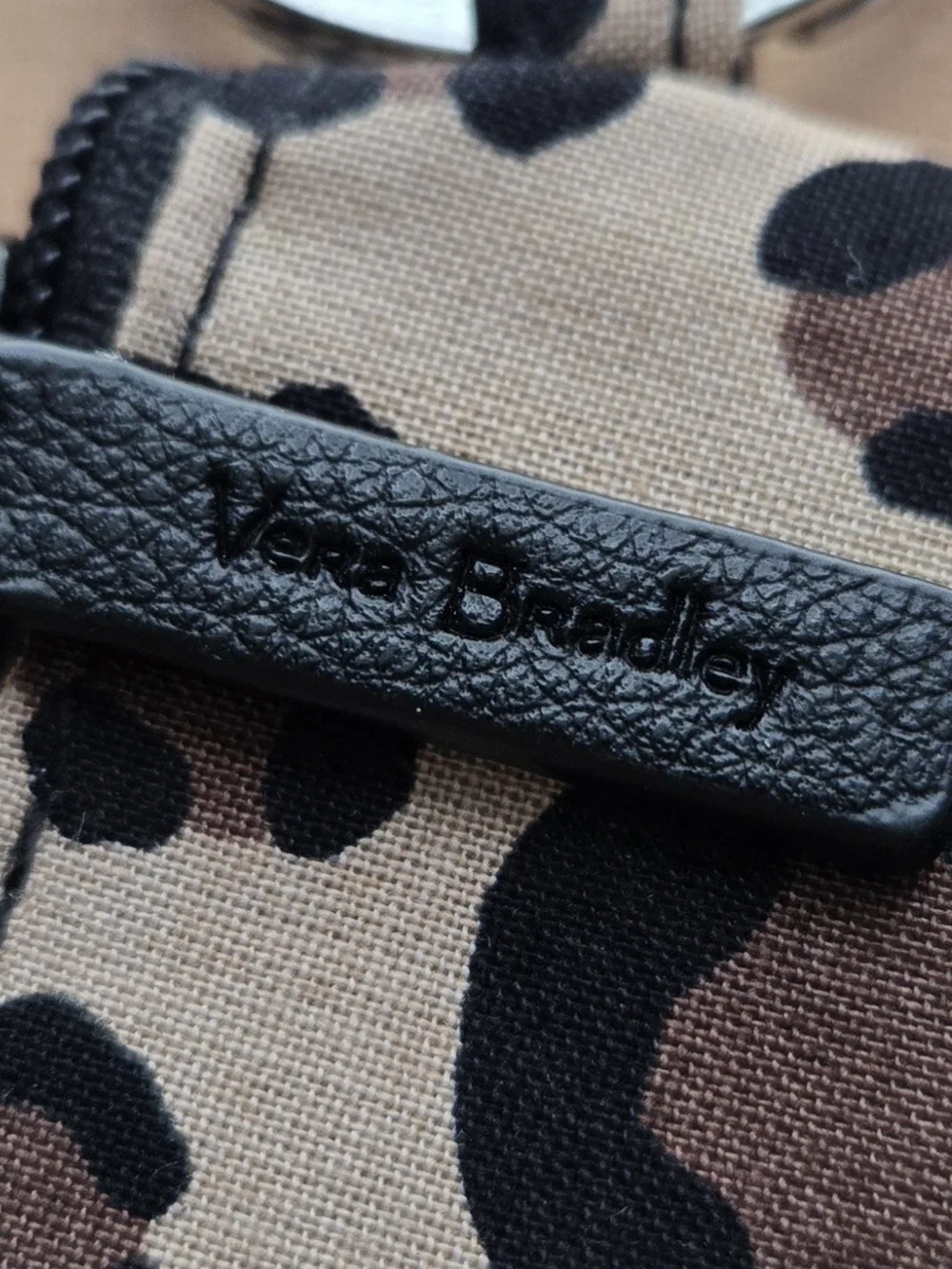 Vera Bradley Zip ID Case in Leopard / Cheetah Print